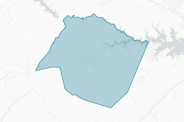 County of Saluda — detail map