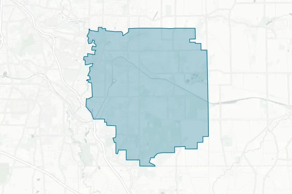 Fairport Central School District — detail map