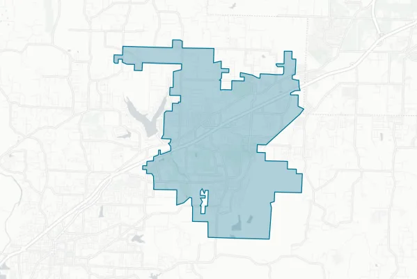 City of Bryant — detail map