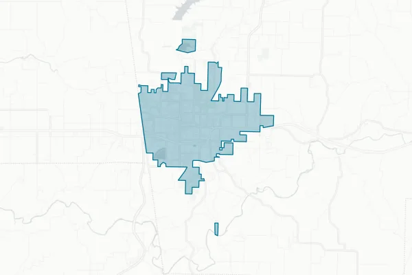 City of Siloam Springs — detail map