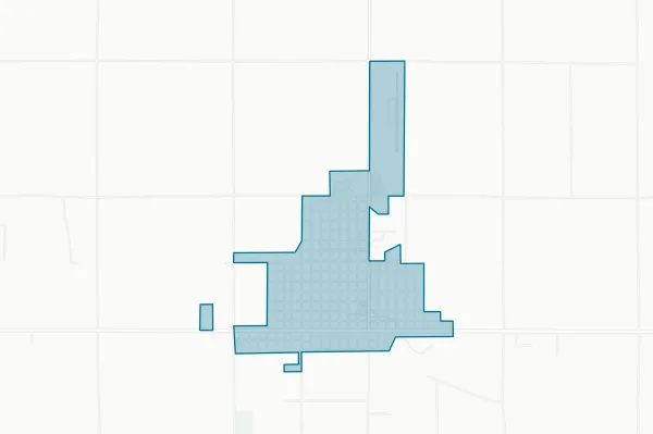 City of Hollis — detail map