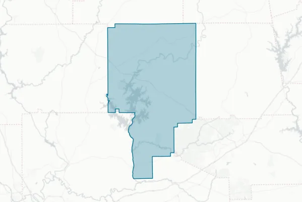 County of Tallapoosa — detail map