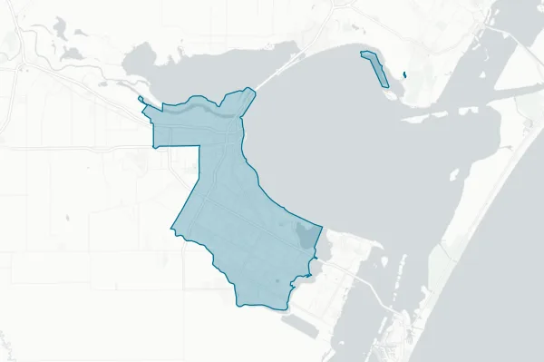 Corpus Christi Independent School Distric — detail map