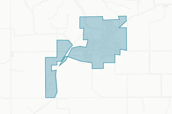 Village of Cashton — detail map