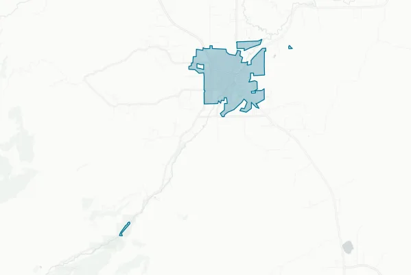 City of Lander — detail map