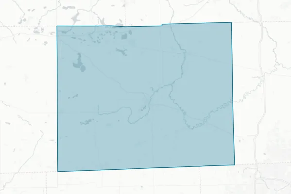 County of Lenawee — detail map