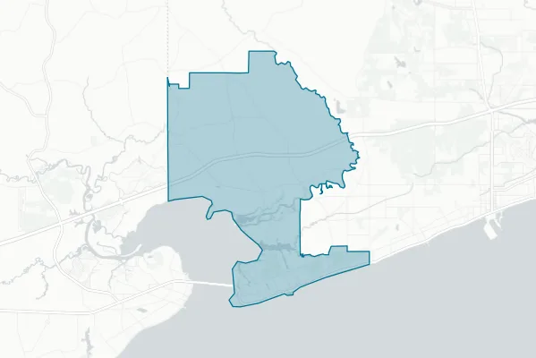 Pass Christian Public School District — detail map