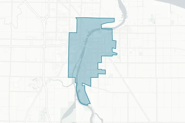 City of Bay City — detail map
