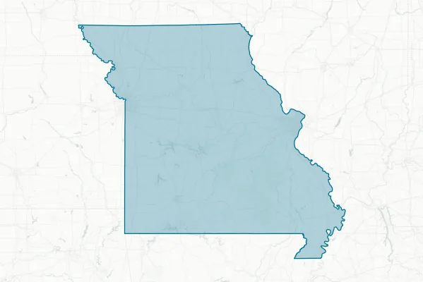 State of Missouri — detail map