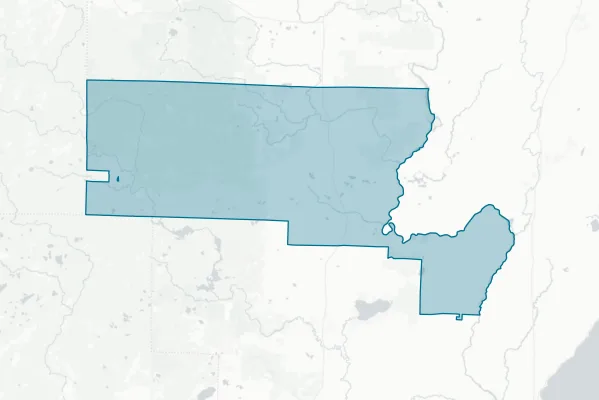 School District of Wausaukee — detail map