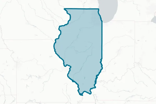 State of Illinois — detail map