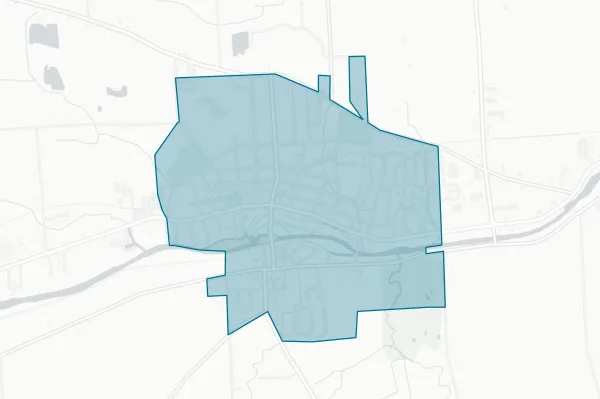 Village of Waterloo — detail map