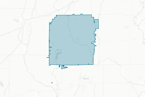 Jasper County Community Unit School District No. 1 — detail map