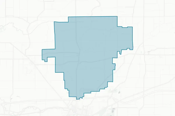 Elba Central School District — detail map