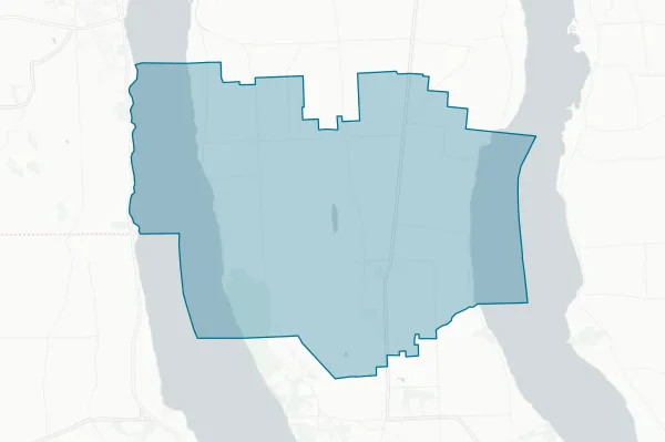 Romulus Central School District — detail map