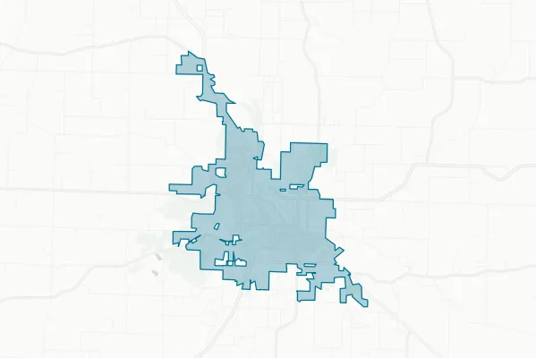 City of West Plains — detail map