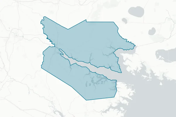 Board of Education of Beaufort County Schools — detail map