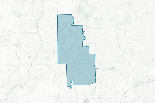 Indian Prairie Community Unit School District 204 — detail map