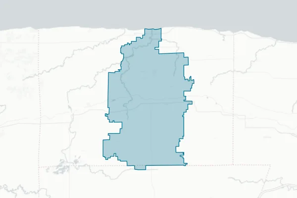 Albion Central School District — detail map