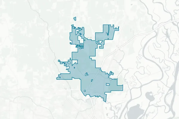 City of Saraland — detail map