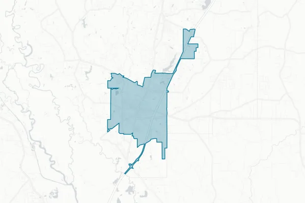 City of Picayune — detail map