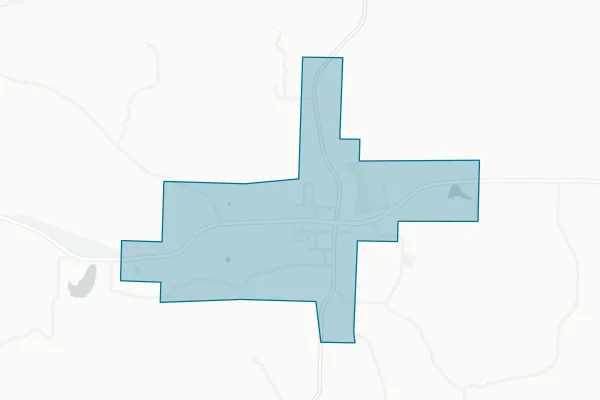 Town of Viola — detail map