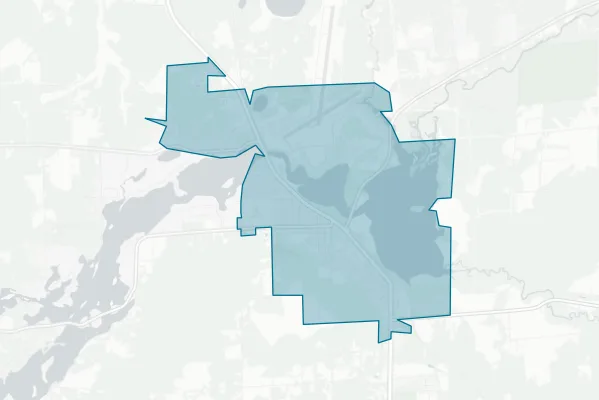 City of Phillips — detail map
