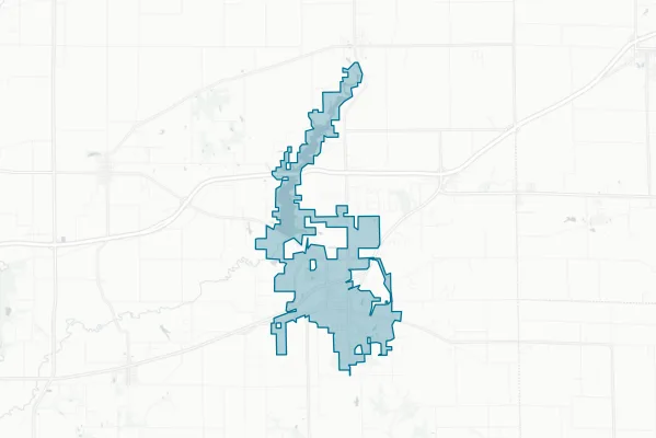 City of Highland — detail map