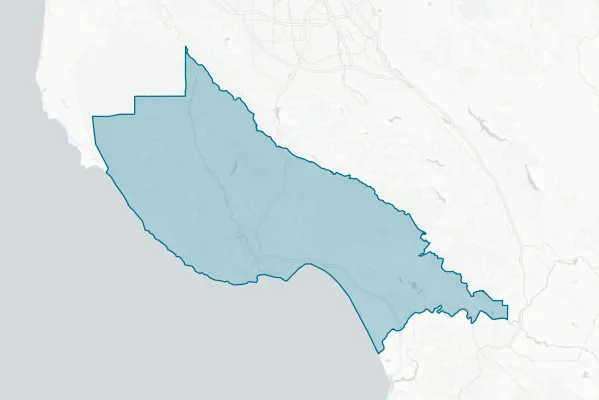 County of Santa Cruz — detail map