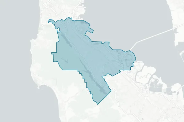 San Mateo County Office of Education — detail map