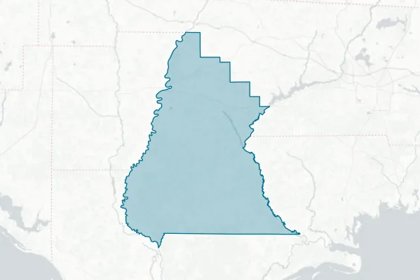 Liberty County Board of County Commissioners — detail map