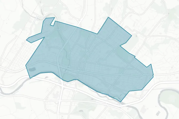 Borough of Pottstown — detail map