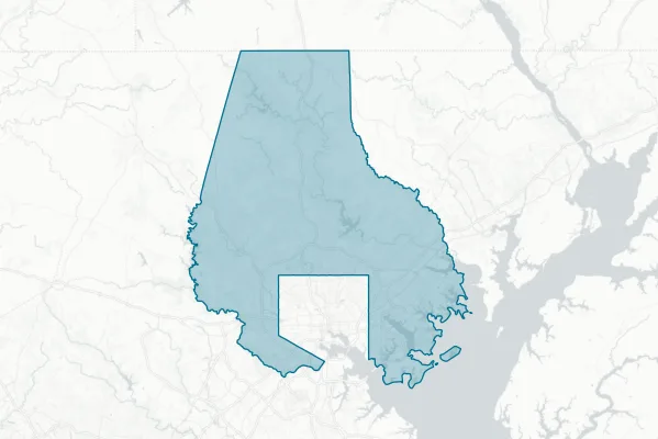 Baltimore County — detail map