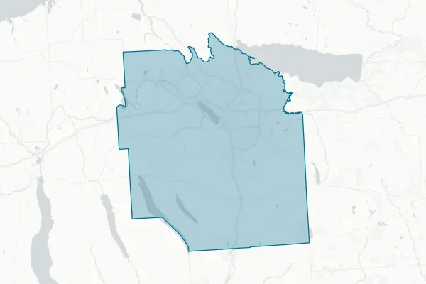 County of Onondaga — detail map