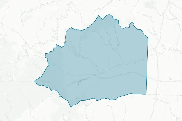 Wilkes County — detail map