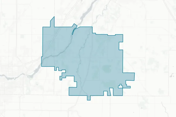 Wrightstown Community School District — detail map