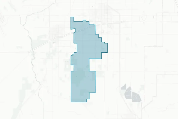 Armona Union Elementary School District — detail map