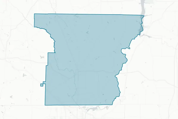 Lee County — detail map