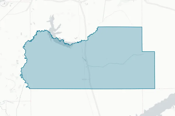 Tate County — detail map