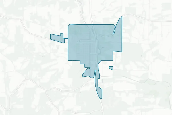 Village of New Glarus — detail map