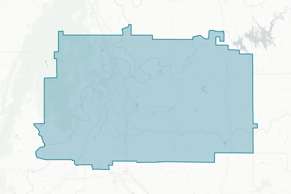 Gordon County — detail map