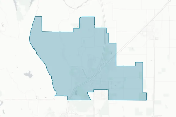 Vacaville Unified School District — detail map