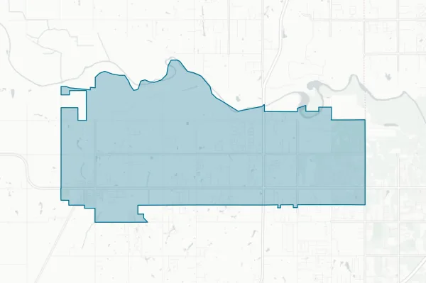 City of Tuttle — detail map