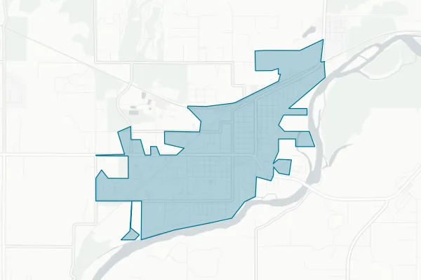 City of Columbia Falls INC — detail map