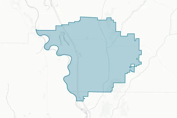West Monona Community School District — detail map