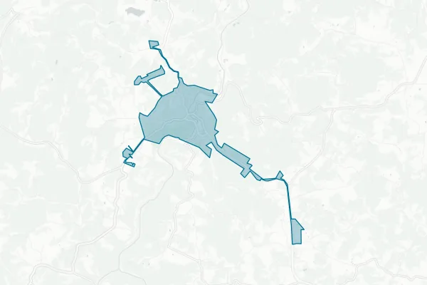 City of Philippi — detail map