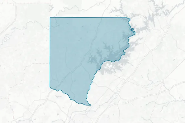 Forsyth County Board of Education — detail map