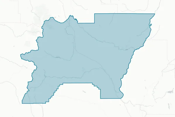 Baker County — detail map