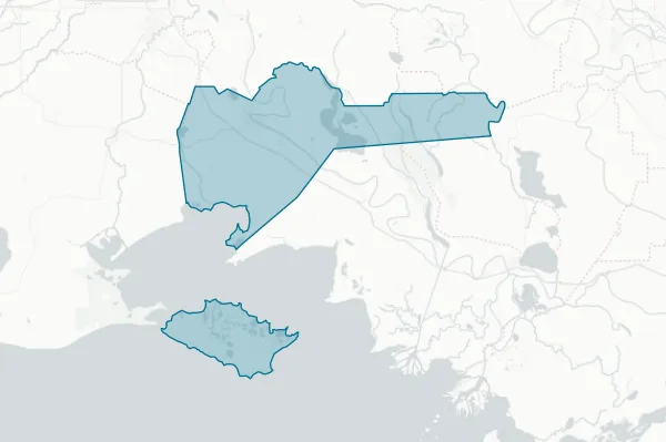 Iberia Parish School Board — detail map