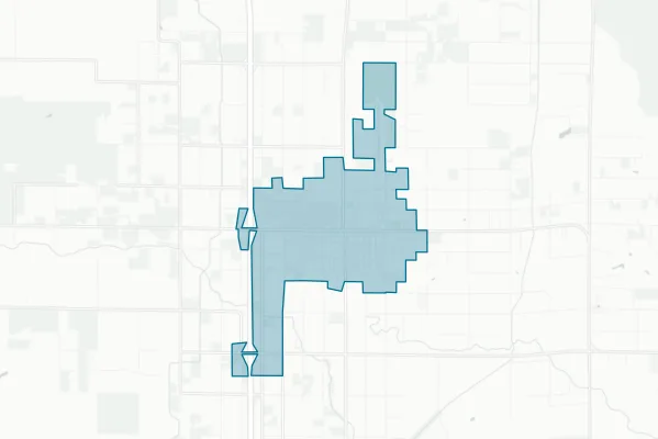 City of Corning — detail map